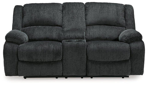 Draycoll Reclining Loveseat with Console - Furniture City (CA)l