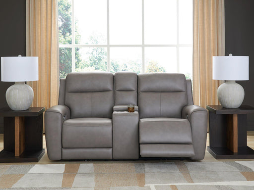 5Z-Comfort Power Reclining Loveseat with Console - Furniture City (CA)l