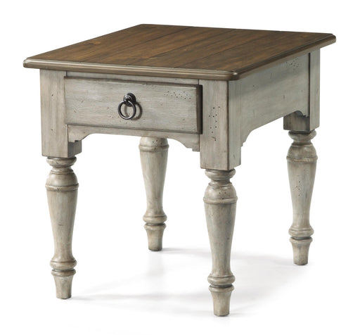 Flexsteel Plymouth End Table in Two-Tone - Furniture City (CA)l