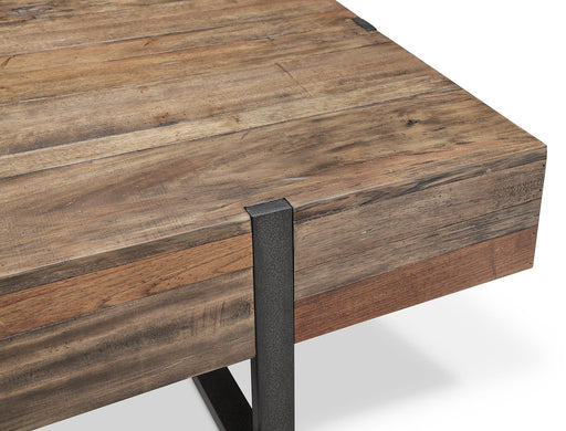 Magnussen Prescott Rectangular Cocktail Table in Rustic Honey - Furniture City (CA)l
